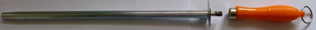 Knife sharpening steel inspection